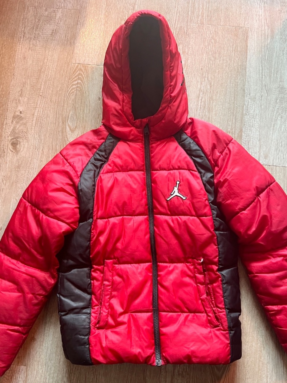 Jordan Jacket – Kids Size Medium | Red Puffer